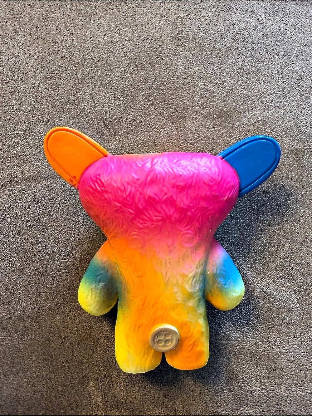 Fuggler Funny Ugly Monster Mr. Buttons Tie-Dye Plush Toy - Picture 2 of 2